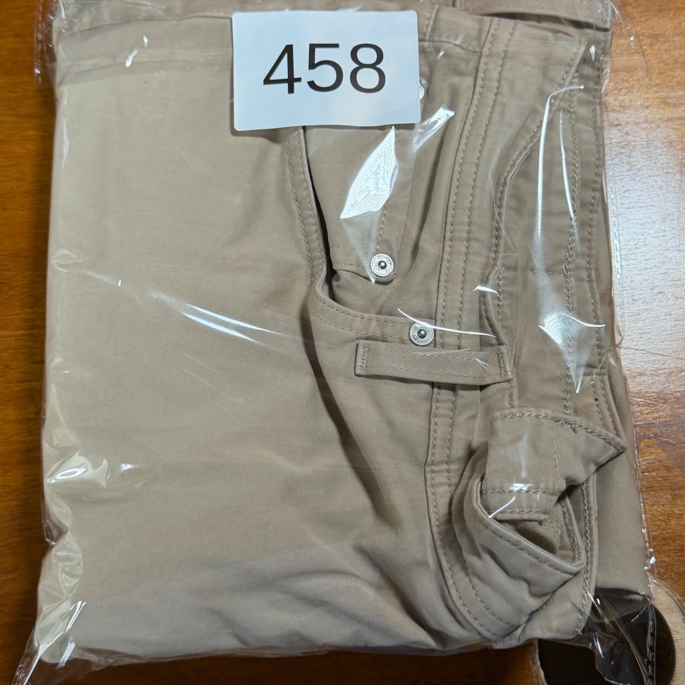 AG Adriano Goldschmied Everett Pants 40x32 Khaki Tan Slim Straight 1794SUDCSW - Picture 12 of 12
